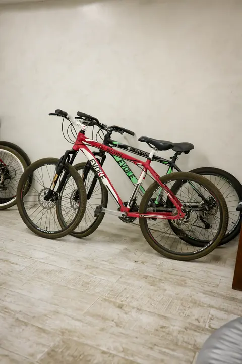 Bicicletas à disposição dos hóspedes