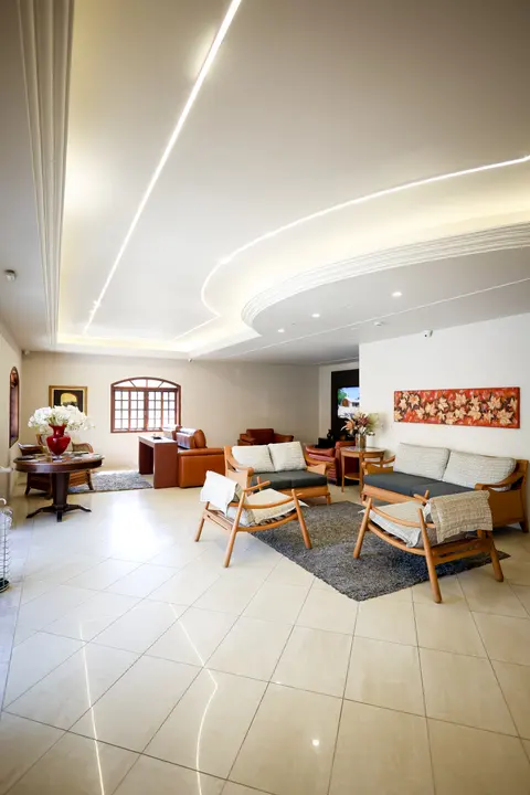 Sala de estar da Pousada Big Bear 1