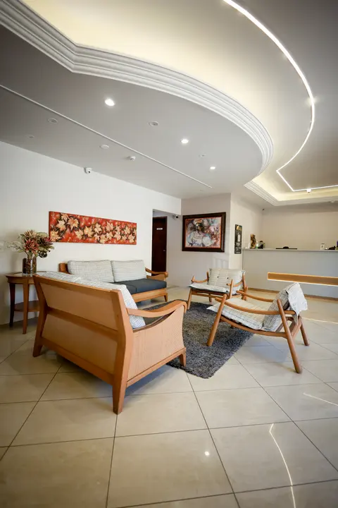 Sala de estar da Pousada Big Bear 1
