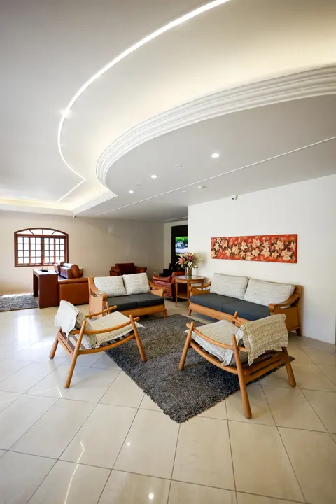Sala de estar da Pousada Big Bear 1