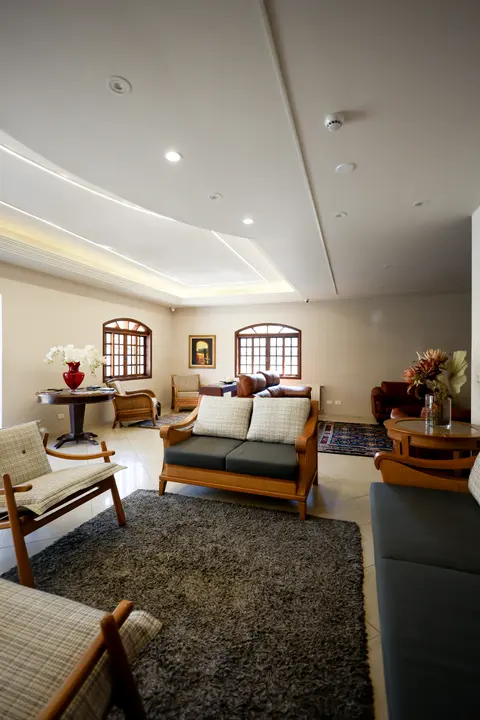 Sala de estar da Pousada Big Bear 1