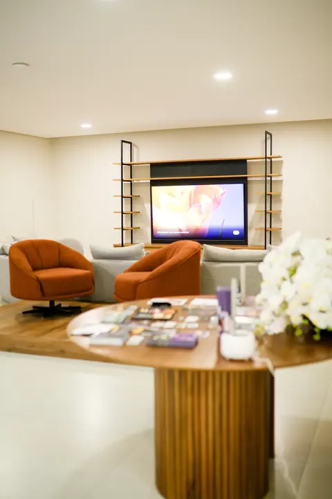 Sala de estar da Pousada Big Bear 2