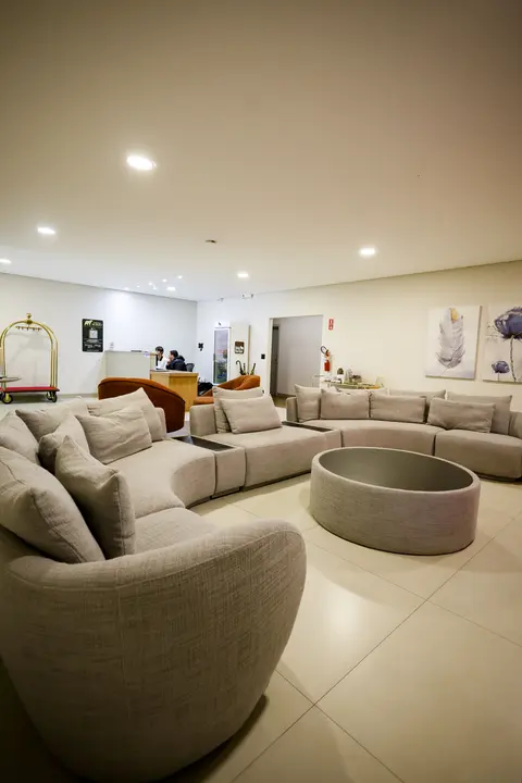 Sala de estar da Pousada Big Bear 2