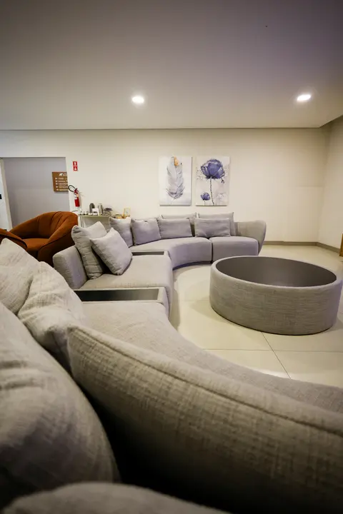 Sala de estar da Pousada Big Bear 2