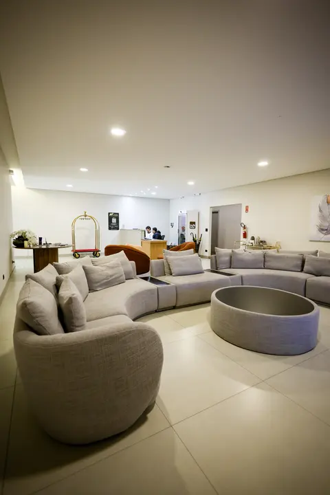 Sala de estar da Pousada Big Bear 2