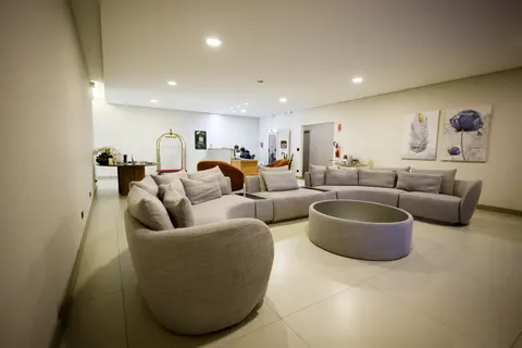 Sala de estar da Pousada Big Bear 2